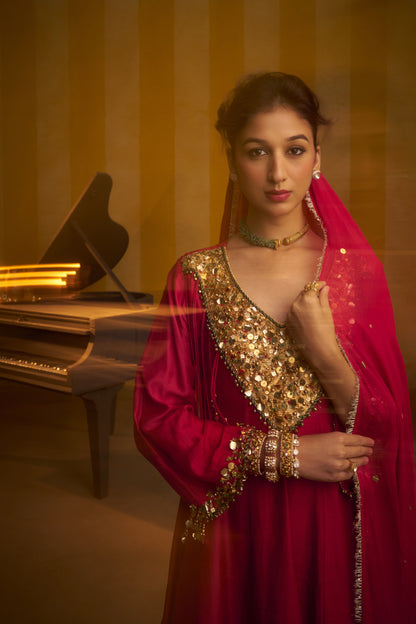 Surkh Gul kurta set
