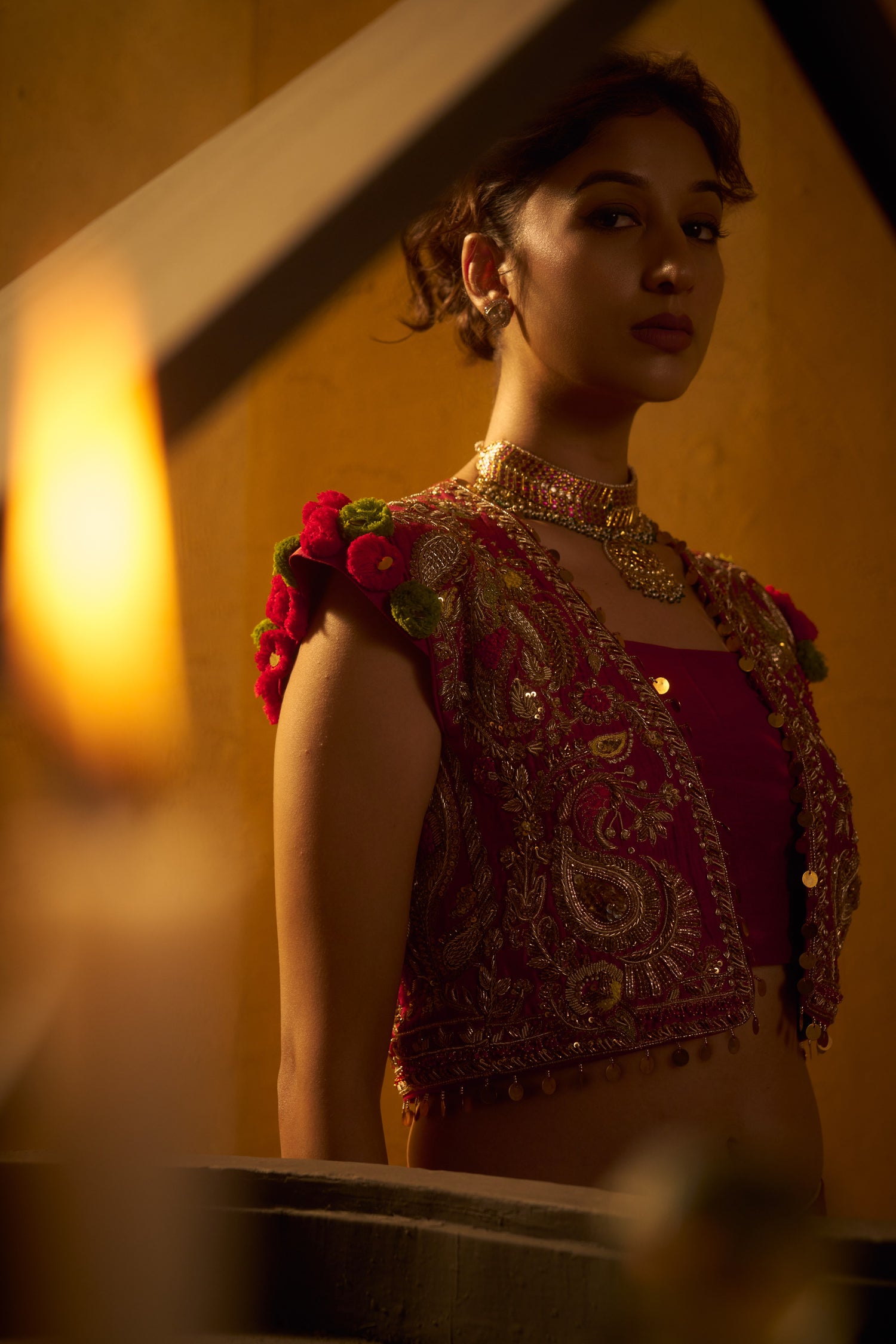 Gulaal lehenga set