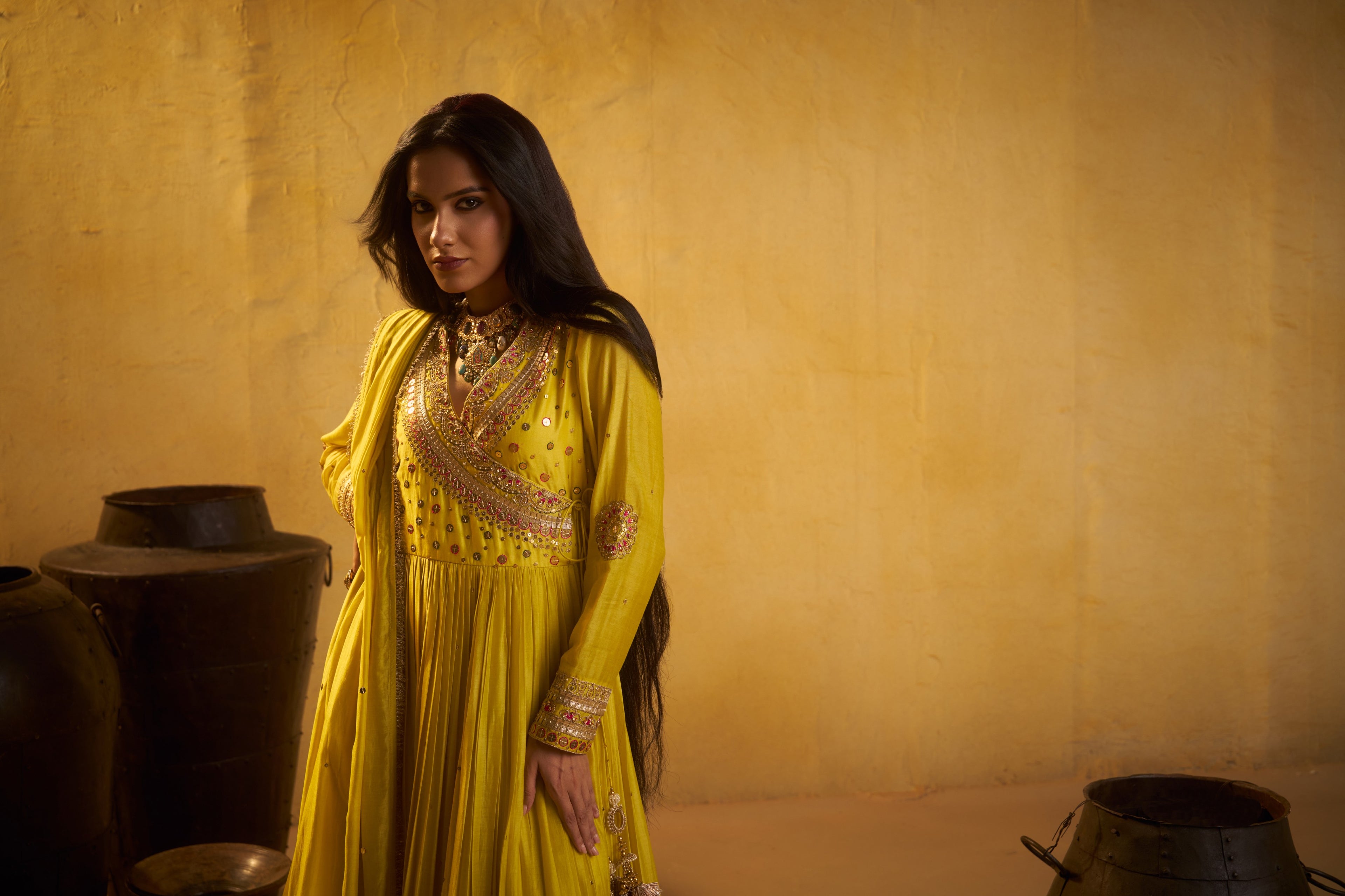 Sunehri Kiran anarkali