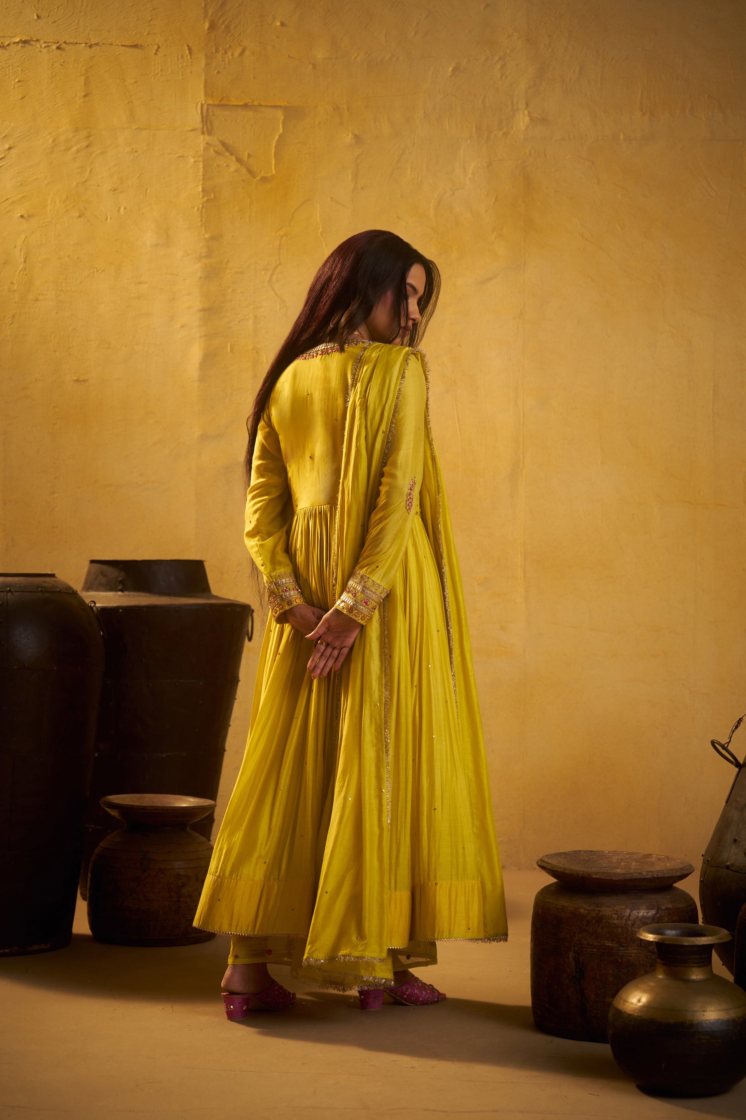 Sunehri Kiran anarkali