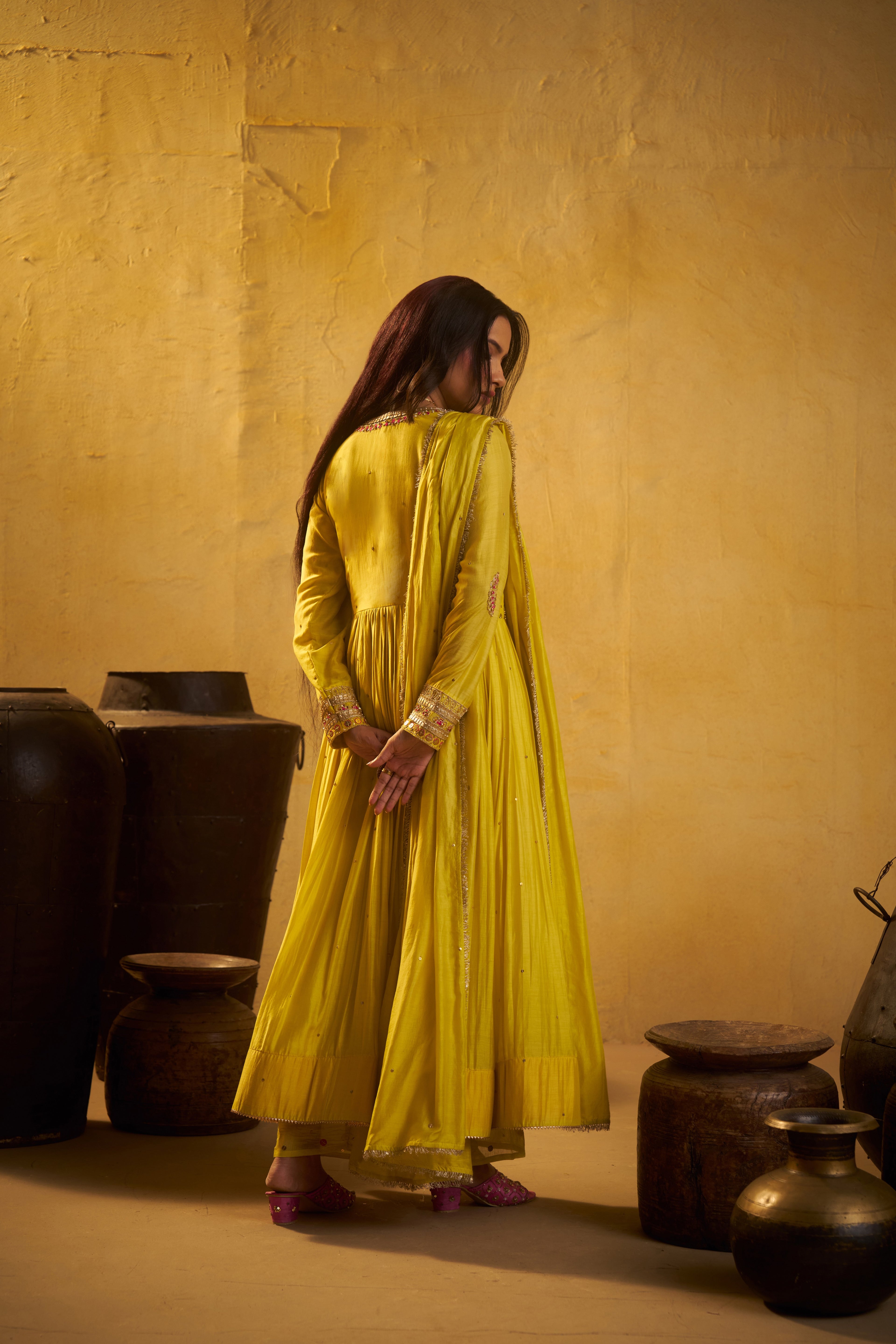 Sunehri Kiran anarkali