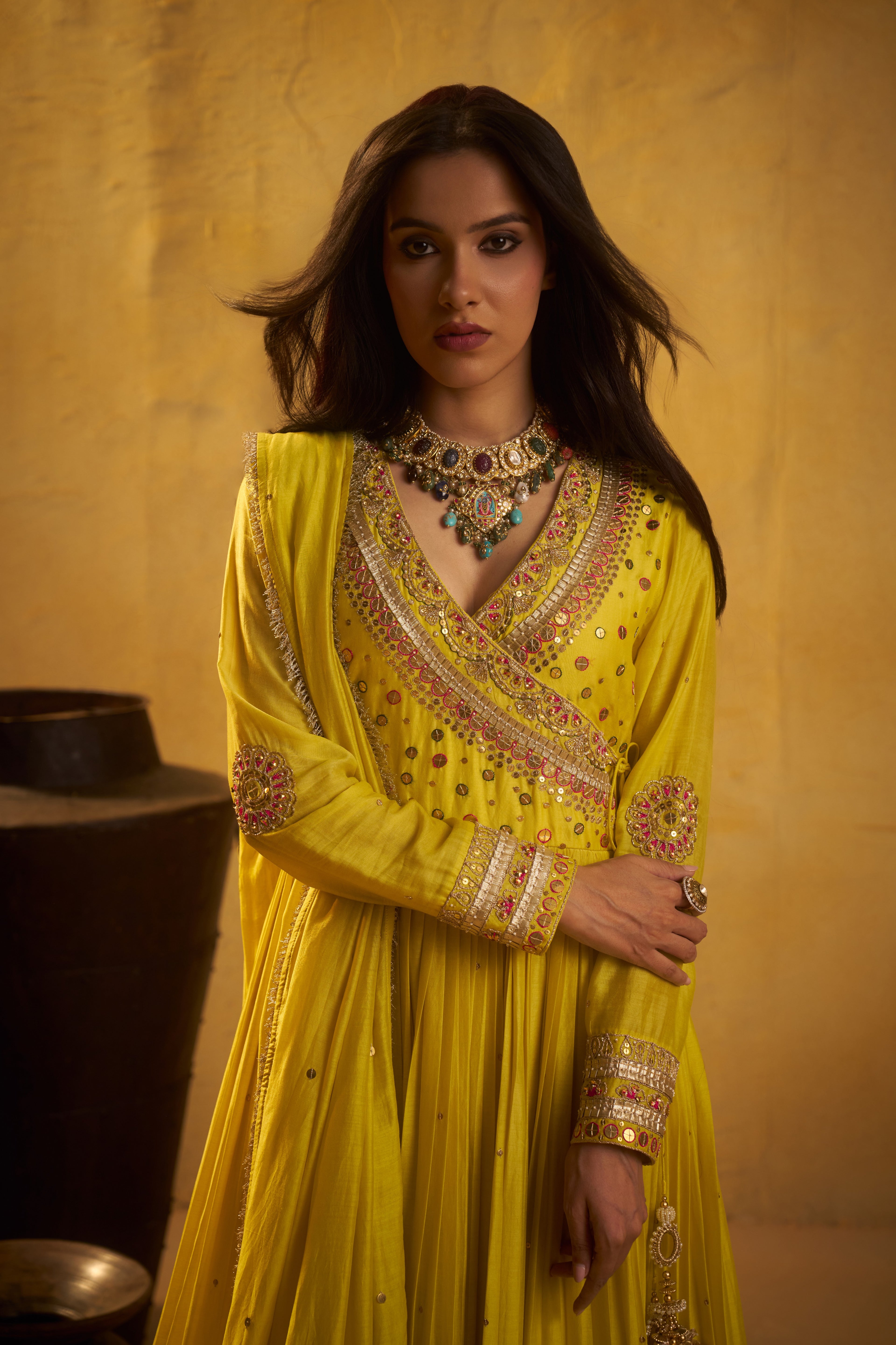 Sunehri Kiran anarkali