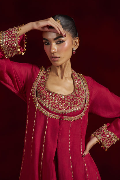 Kali Anarkali Sharara Set