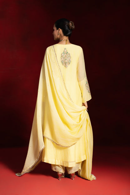 Yellow Marodi Kurta