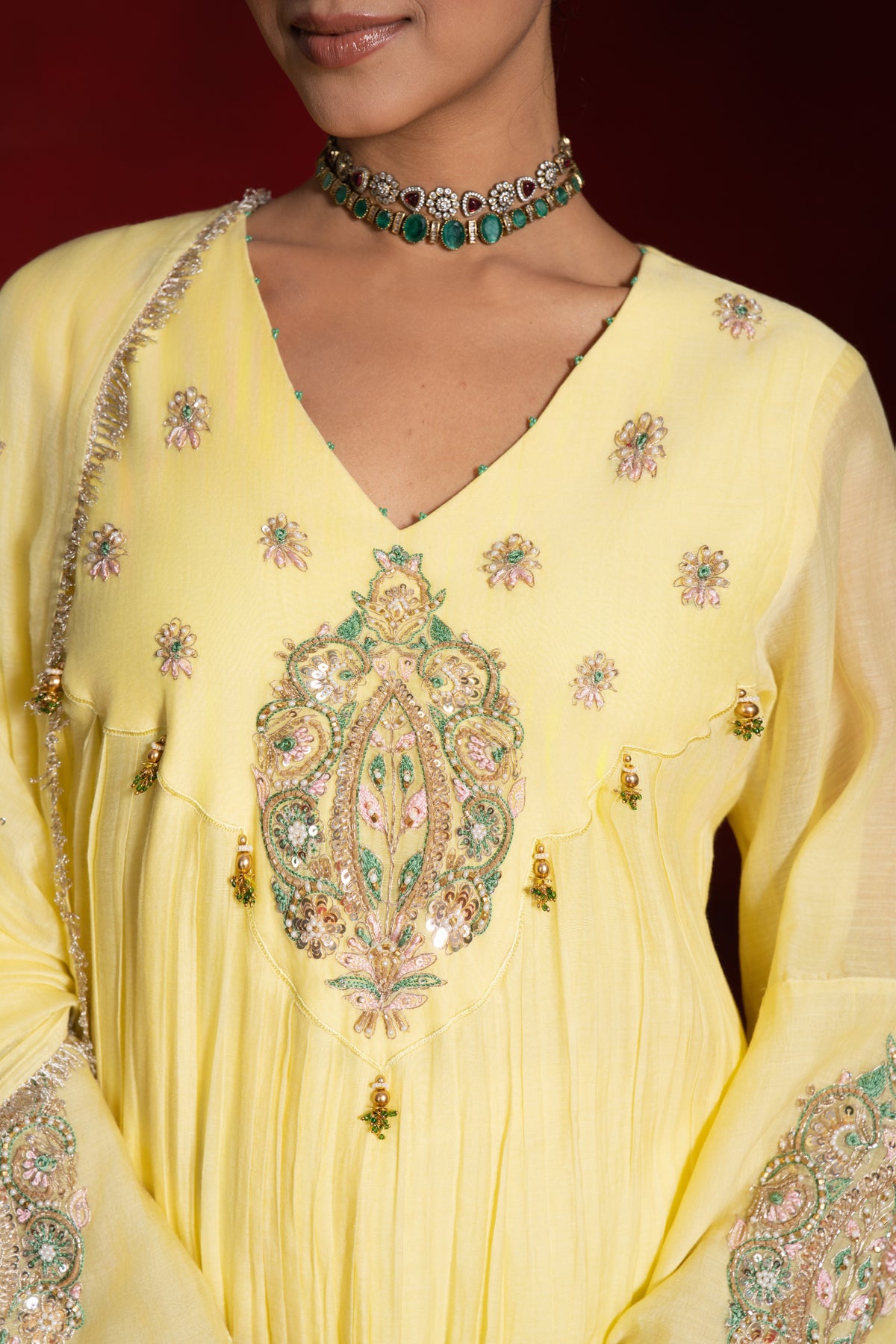 Yellow Marodi Kurta