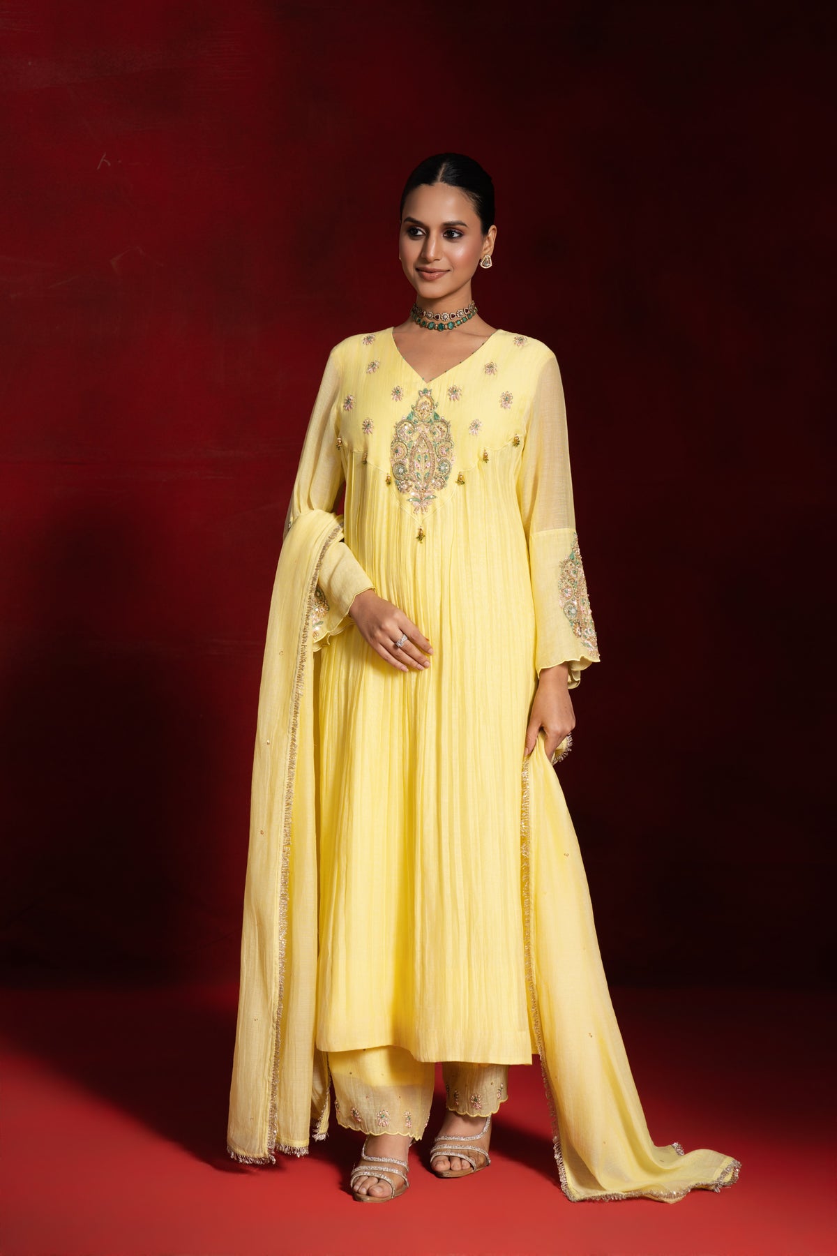 Yellow Marodi Kurta