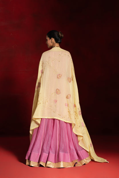 Lavender Pink Anarkali