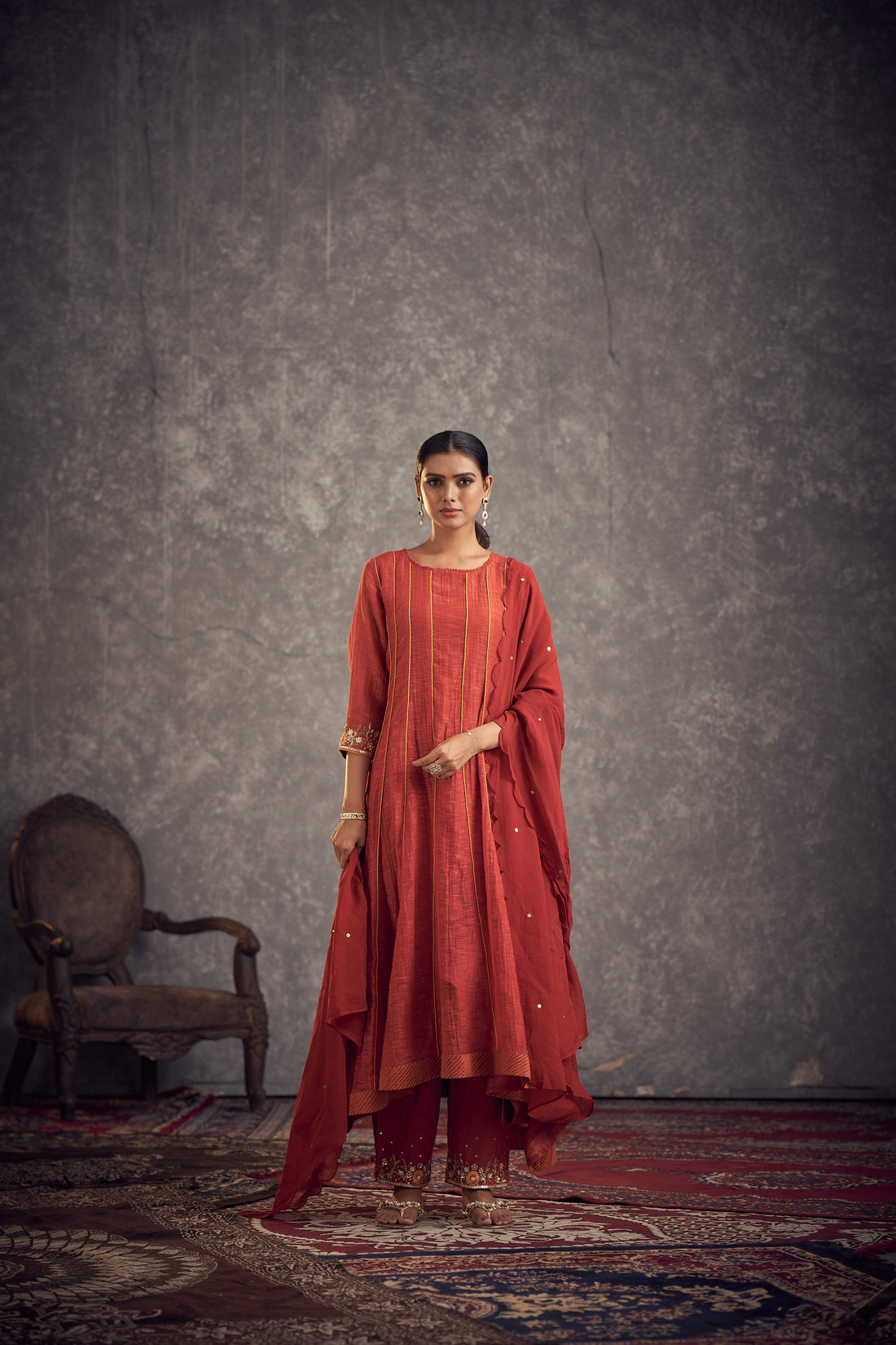 Meetho phool anarkali set