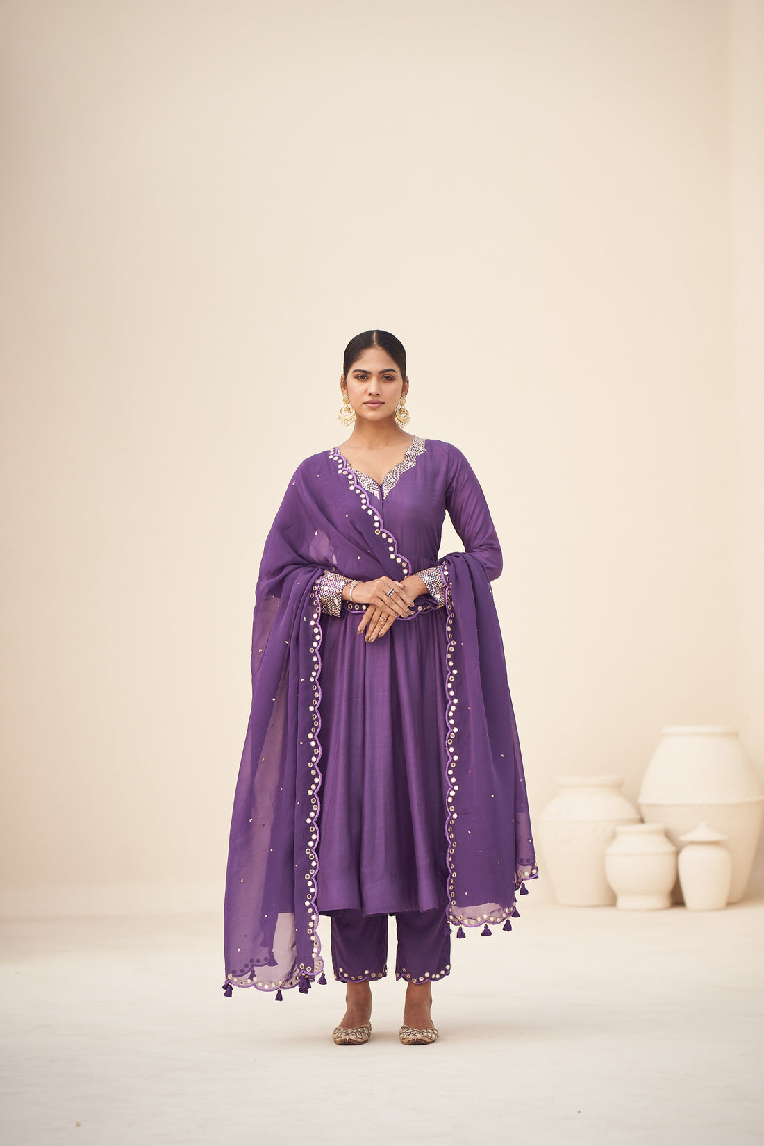 Parchayi Anarkali set