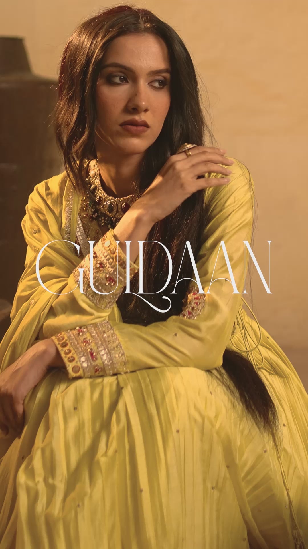Sunehri Kiran anarkali